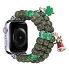 Bodhi Beads Watch Band For Apple Watch Series 8&7 41mm / SE 2&6&SE&5&4 40mm / 3&2&1 38mm(Green) - 1