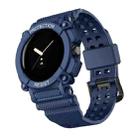 For Google Pixel Watch Three-proof Solid Color Integrated Watch Band(Army Blue) - 1