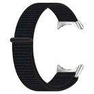 For Google Pixel Watch Metal Head Nylon Loop Watch Band(Black) - 1