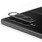 For Samsung Galaxy Z Fold3 5G Integrated Rear Camera Lens Tempered Glass Film(Black) - 1