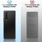 For Samsung Galaxy Z Fold3 5G Integrated Rear Camera Lens Tempered Glass Film(Black) - 6