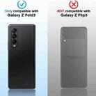 For Samsung Galaxy Z Fold3 5G 50pcs Integrated Rear Camera Lens Tempered Glass Film(Black) - 6