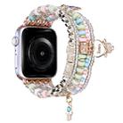 Forest Style Beads Watch Band For Apple Watch Ultra 49mm&Watch Ultra 2 49mm / Series 9&8&7 45mm / SE 3&SE 2&6&SE&5&4 44mm / 3&2&1 42mm(Pink) - 1