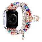 Forest Style Beads Watch Band For Apple Watch Series 8&7 41mm / SE 2&6&SE&5&4 40mm / 3&2&1 38mm(Colorful) - 1