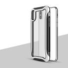 For iPhone XS / X Blade Series Transparent AcrylicProtective Case(White) - 1
