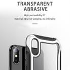 For iPhone XS / X Blade Series Transparent AcrylicProtective Case(Navy Blue) - 3