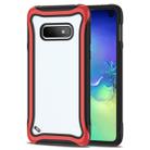 For Galaxy S10e Blade Series Transparent AcrylicProtective Case(Red) - 1