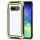 For Galaxy S10e Blade Series Transparent AcrylicProtective Case(Yellow) - 1