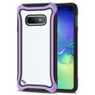 For Galaxy S10e Blade Series Transparent AcrylicProtective Case(Purple) - 1