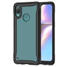 For Galaxy A10s Blade Series Transparent AcrylicProtective Case(Black) - 1