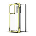 For Galaxy S20 Blade Series Transparent AcrylicProtective Case(Yellow) - 1