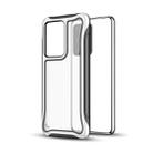 For Galaxy S20+ Blade Series Transparent AcrylicProtective Case(White) - 1