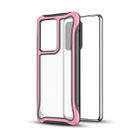 For Galaxy S20+ Blade Series Transparent AcrylicProtective Case(Pink) - 1