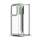 For Galaxy S20+ Blade Series Transparent AcrylicProtective Case(Green) - 1