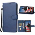 For Motorola ThinkPhone Leather Phone Case(Blue) - 1