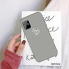 For Galaxy A81 / Note10 Lite / M60s Three Dots Love-heart Pattern Colorful Frosted TPU Phone Protective Case(Grey) - 1
