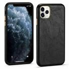 For iPhone 11 Pro Lamb Texture Leather All-inclusive Shockproof Phone Case(Black) - 1