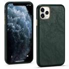 For iPhone 11 Pro Max Lamb Texture Leather All-inclusive Shockproof Phone Case(Green) - 1