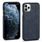 For iPhone 11 Pro Max Lamb Texture Leather All-inclusive Shockproof Phone Case(Blue) - 1