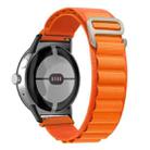 For Google Pixel Watch Nylon Loop Black Connector Watch Band(Orange) - 1