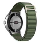 For Google Pixel Watch Nylon Loop Black Connector Watch Band(Green) - 1