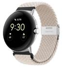 For Google Pixel Watch Metal Buckle Nylon Watch Band(Starlight Color) - 1