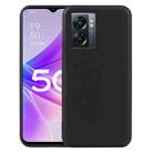 For OPPO A56s TPU Phone Case(Black) - 1