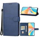 For OPPO Reno8 T 5G Leather Phone Case(Blue) - 1