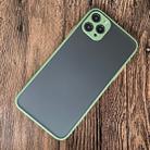 For iPhone 11 Pro Shockproof Frosted TPU + PC Protective Case(Matcha Green) - 1