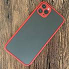 For iPhone 11 Pro Max Shockproof Frosted TPU + PC Protective Case(Red) - 1