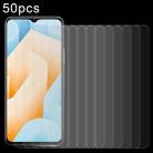 For vivo iQOO U6 50 PCS 0.26mm 9H 2.5D Tempered Glass Film - 1