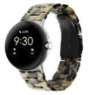 For Google Pixel Watch Three-beads Resin Watch Band(Dumb Army Green) - 1