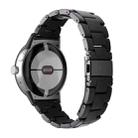 For Google Pixel Watch Three-beads Resin Watch Band(Black) - 1