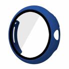 For Google Pixel Watch Frosted PC Frame Tempered Film Integrated Watch Protective Case(Midnight Blue) - 2