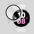 For Samsung Galaxy Watch5 / Watch4  44mm PC + Tempered Glass Film Waterproof Watch Case(Transparent) - 1