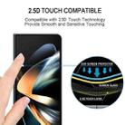 For Samsung Galaxy Z Fold4 5G 2pcs Full Glue Full Screen Tempered Glass Film with 2pcs Lens Protector - 4