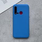 For Huawei nova 5i Shockproof Frosted TPU Protective Case(Light Blue) - 1