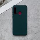 For Huawei nova 5i Shockproof Frosted TPU Protective Case(Green) - 1