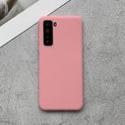 For Huawei nova 7 SE Shockproof Frosted TPU Protective Case(Pink) - 1