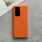 For Huawei P40 Pro Shockproof Frosted TPU Protective Case(Orange) - 1