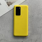 For Huawei P40 Pro Shockproof Frosted TPU Protective Case(Yellow) - 1