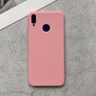 For Huawei Honor 8X Shockproof Frosted TPU Protective Case(Pink) - 1