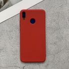 For Huawei Honor 8X Shockproof Frosted TPU Protective Case(Red) - 1