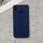 For Huawei Honor 8X Shockproof Frosted TPU Protective Case(Dark Blue) - 1