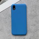 For Huawei Honor Play 3e Shockproof Frosted TPU Protective Case(Light Blue) - 1