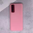 For Huawei nova 7 5G Shockproof Frosted TPU Protective Case(Pink) - 1