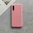 For Huawei P30 Shockproof Frosted TPU Protective Case(Pink) - 1
