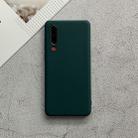 For Huawei P30 Shockproof Frosted TPU Protective Case(Green) - 1