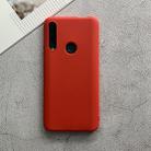 For Huawei Enjoy 10 Plus Shockproof Frosted TPU Protective Case(Red) - 1