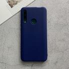 For Huawei Enjoy 10 Plus Shockproof Frosted TPU Protective Case(Dark Blue) - 1